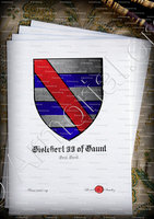 velin-d-Arches-GIislebert II of GAUNT_Gent, Gand._België , England.