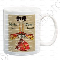 mug-EHINGER von BALZHEIM gennant HAUVAST
