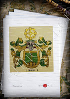 velin-d-Arches-LIPPE_Wappenbuch der Stadt Basel . B.Meyer Knaus 1880_Schweiz 