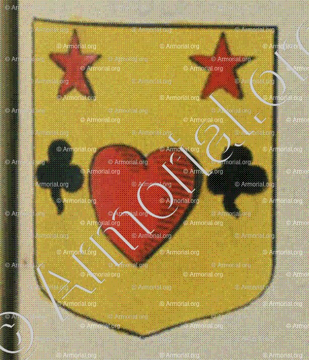 CHEMAN_Blason enregistré sous le règne de Louis XIV_France