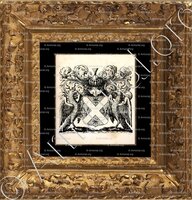 cadre-ancien-or-Le FRERON, seigneur d'Orville et de Louvres._Ex-Libris_France