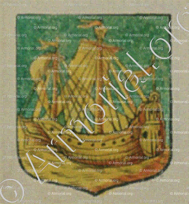 La MARINE (Alsace)_Blason enregistré sous le règne de Louis XIV_France 