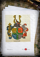 velin-d-Arches-LOUVIS_Wappenbuch der Stadt Basel . B.Meyer Knaus 1880_Schweiz 