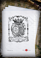 velin-d-Arches-LE GALL de MENORAY_Comte. Ex-libris_France