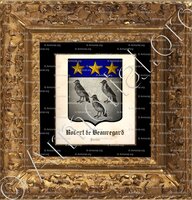 cadre-ancien-or-ROBERT de BEAUREGARD_Poitou_France