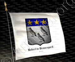 drapeau-ROBERT de BEAUREGARD_Poitou_France