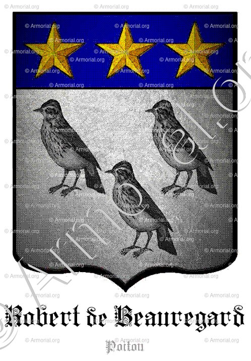 ROBERT de BEAUREGARD_Poitou_France