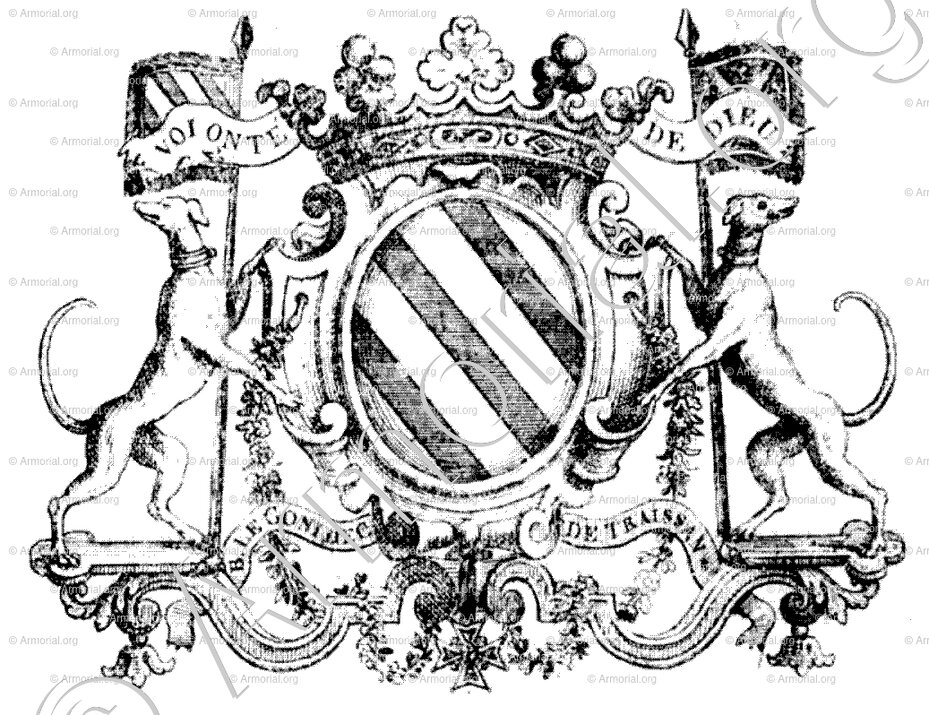 Le GONIDEC de TRAISSAN_Ex-libris_France