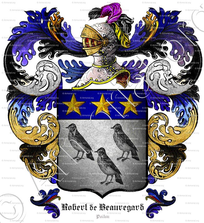 ROBERT de BEAUREGARD_Poitou_France ()