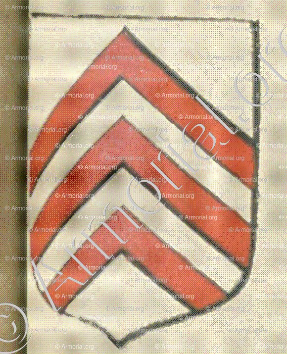 FOUCAULT (La Rochelle)_Blason enregistré sous le règne de Louis XIV._France