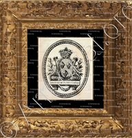 cadre-ancien-or-LEGATION FRANCE GÊNES_Ex-libris_France