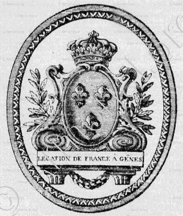 LEGATION FRANCE GÊNES_Ex-libris_France