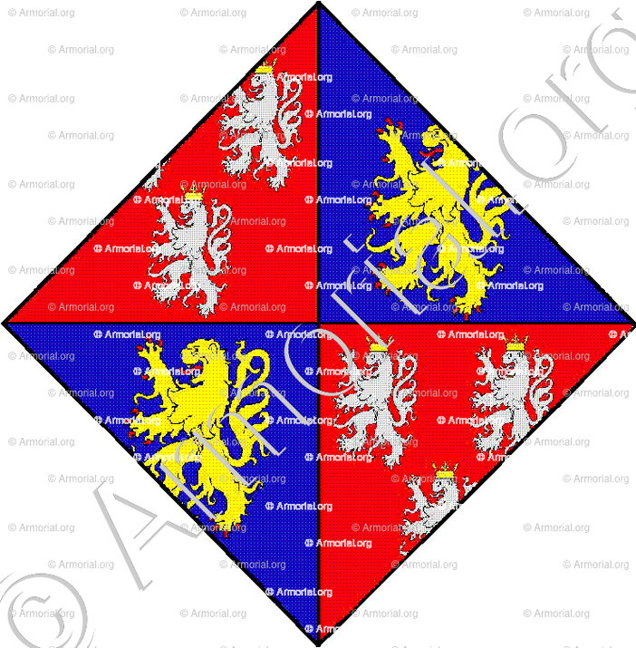 Marguerite de Gavre Dame de Liedekerke & Rassenghien_1380-1416_Armorial du Comte Degand