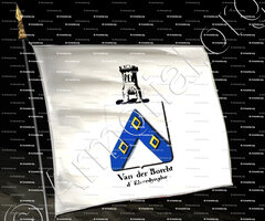 drapeau-VAN DER BORCH D'ELVERDYNGHE_Armorial royal des Pays-Bas_Europe