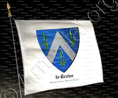 drapeau-de CEVINS_Martin de Cevins (Duché de Savoie)._France