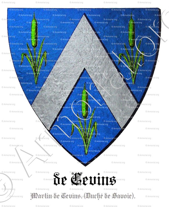 de CEVINS_Martin de Cevins (Duché de Savoie)._France