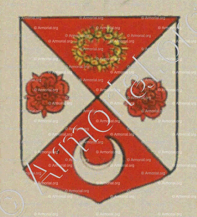 CHRIST_Blason enregistré sous le règne de Louis XIV_France