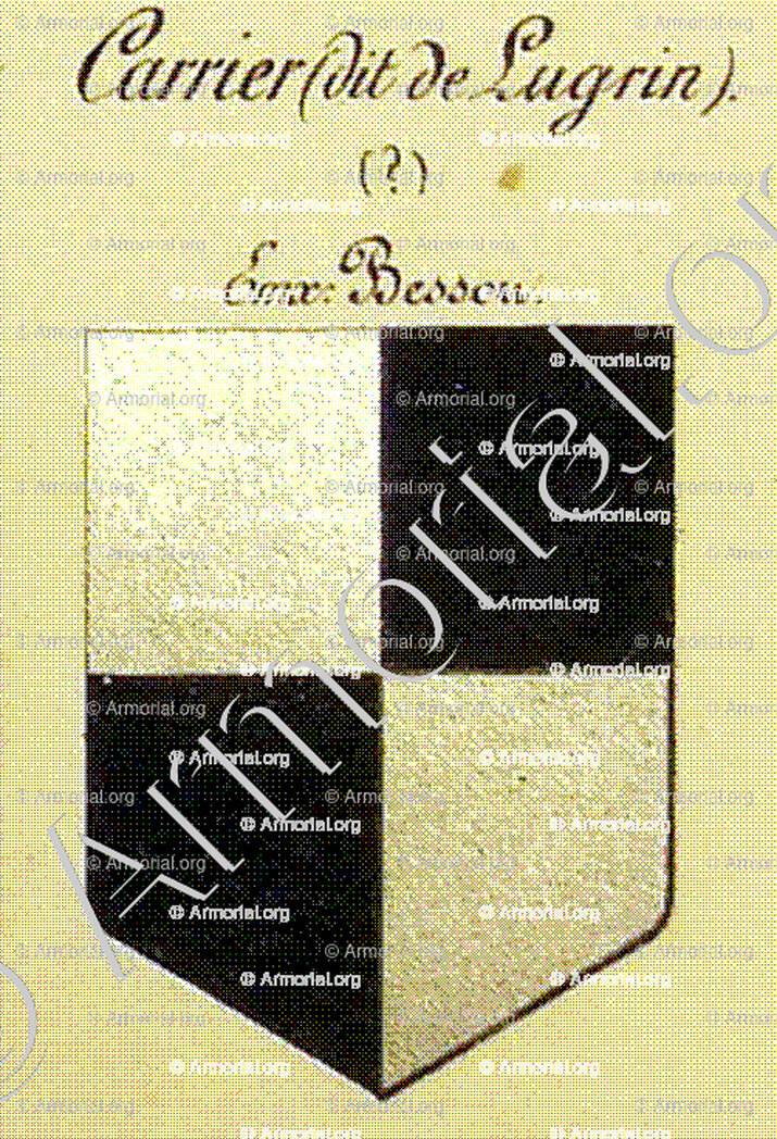 CARRIER dit de Lugrin_Duché de Savoie Comté de Genève_Suisse Italia France