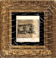 cadre-ancien-or-de BEAUCAIRE_ Couple de Beaucaire, (XVIe siècle), pilier de l'église Saint-André de Taxat, Taxat-Senat (Allier)_France