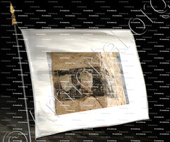 drapeau-de BEAUCAIRE_ Couple de Beaucaire, (XVIe siècle), pilier de l'église Saint-André de Taxat, Taxat-Senat (Allier)_France