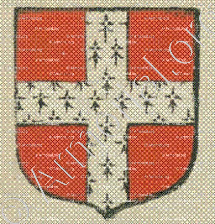 FOURESTIER (La Rochelle)_Blason enregistré sous le règne de Louis XIV._France