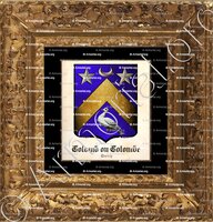 cadre-ancien-or-COLOMB ou COLOMBE_Quercy_France