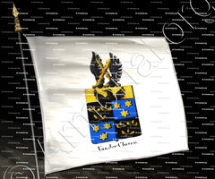 drapeau-VAN DER CLUSEN_Armorial royal des Pays-Bas_Europe