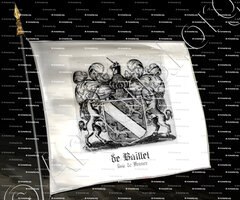 drapeau-de BAILLET_Île-de-France, 1696 (d'Hozier)._France