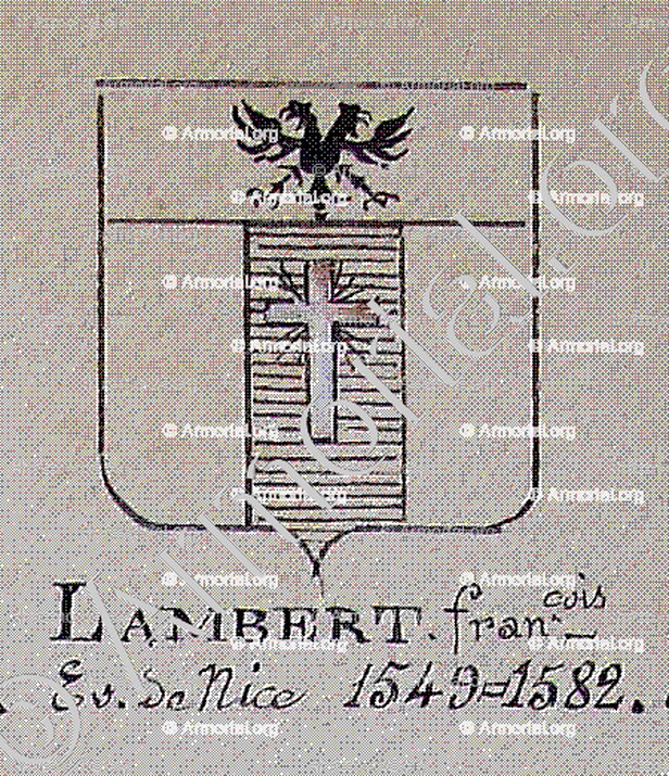 LAMBERT_Armorial Nice. (J. Casal, 1903) (Bibl. mun. de Nice)._France (i)