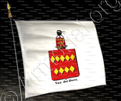 drapeau-VAN DER DOES_Armorial royal des Pays-Bas_Europe
