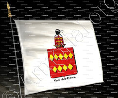 drapeau-VAN DER DOES_Armorial royal des Pays-Bas_Europe