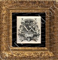 cadre-ancien-or-ROUALLE du BOISGILOUST_Ex-libris_France