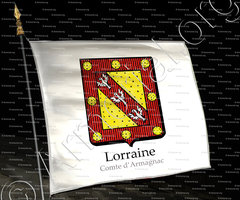 drapeau-LORRAINE Comte d'ARMAGNAC_Maison de Lorraine._France (3)