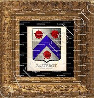 cadre-ancien-or-BASTEROT_Genève, Guyenne_Suisse, France