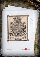 velin-d-Arches-de VILLOUTREYS de BRIGNAC_Anjou, Maine._France