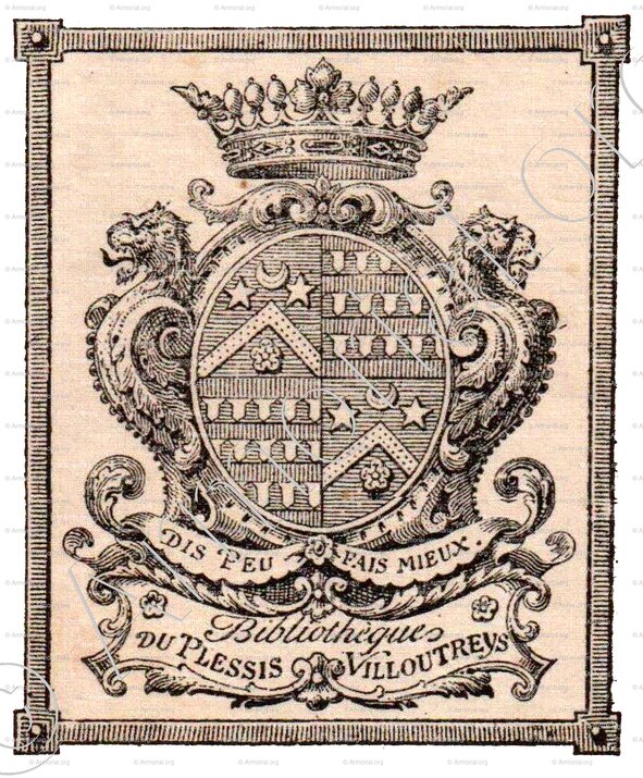 de VILLOUTREYS de BRIGNAC_Anjou, Maine._France