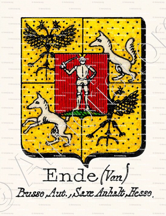 ENDE (von)_Prusse, Aut., Saxe, Anhalt, Hesse._Allemagne. Tchéquie.