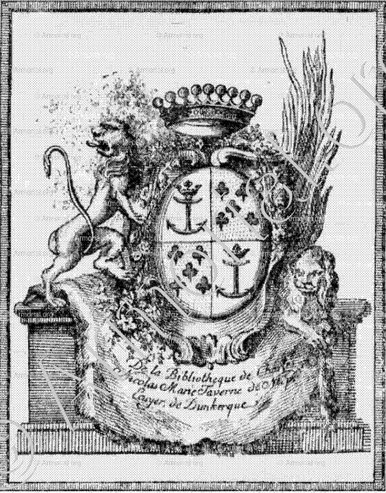 TAVERNE de NIEPE_Ex-libris_France