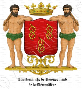 COURTEMANCHE de BOISNORMAND de la CLÉMENDIÈRE