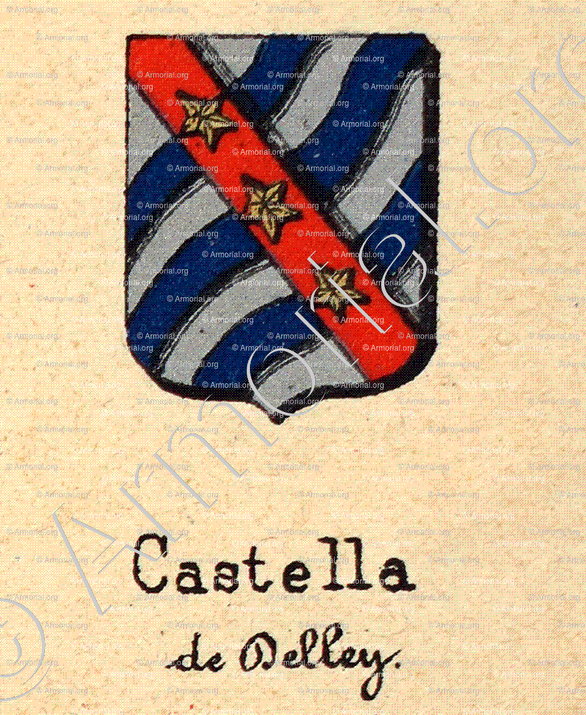 CASTELLA de DELLEY_Livre d'Or du Canton de Fribourg (Freiburg). (Alfred Raemy, 1898)_Schweiz Suisse Svizzera Switz