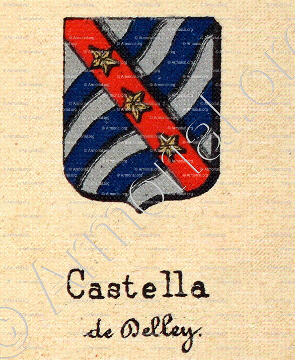 CASTELLA de DELLEY_Livre d'Or du Canton de Fribourg (Freiburg). (Alfred Raemy, 1898)_Schweiz Suisse Svizzera Switz