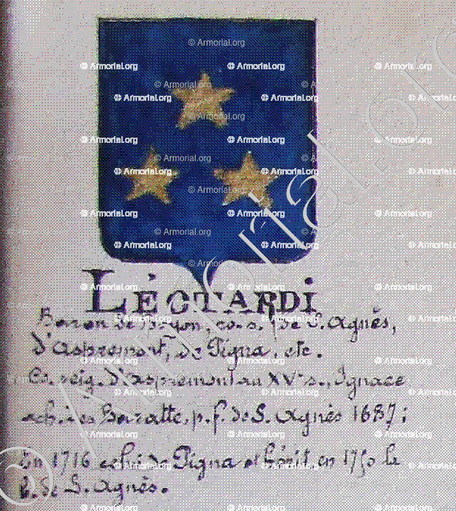 LEOTARDI (Léotard)_Armorial Nice. (J. Casal, 1903) (Bibl. mun. de Nice)._France (i)