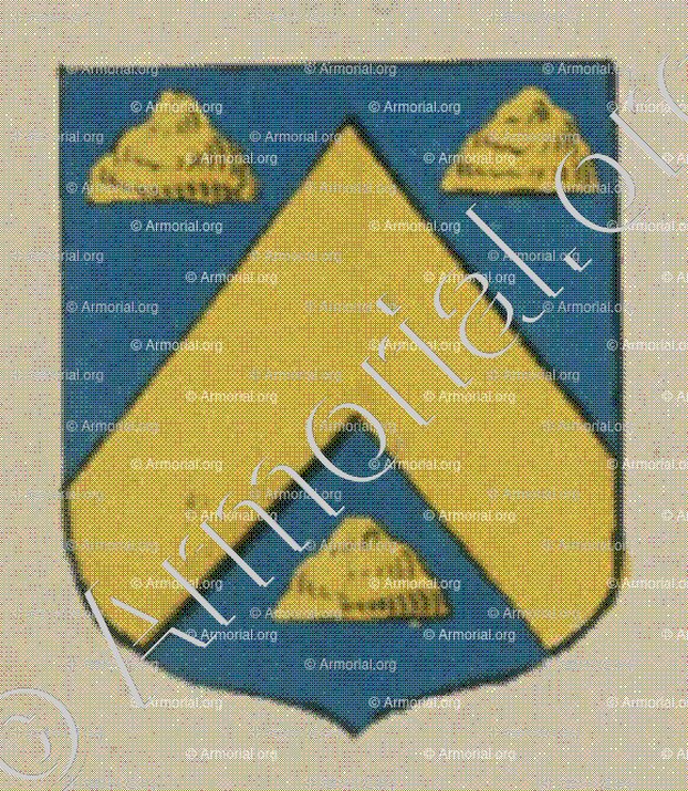 COLLIN_Blason enregistré sous le règne de Louis XIV_France