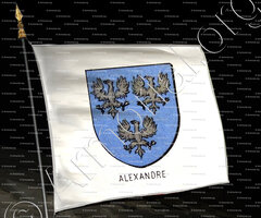 drapeau-ALEXANDRE_Bourbonnais_France