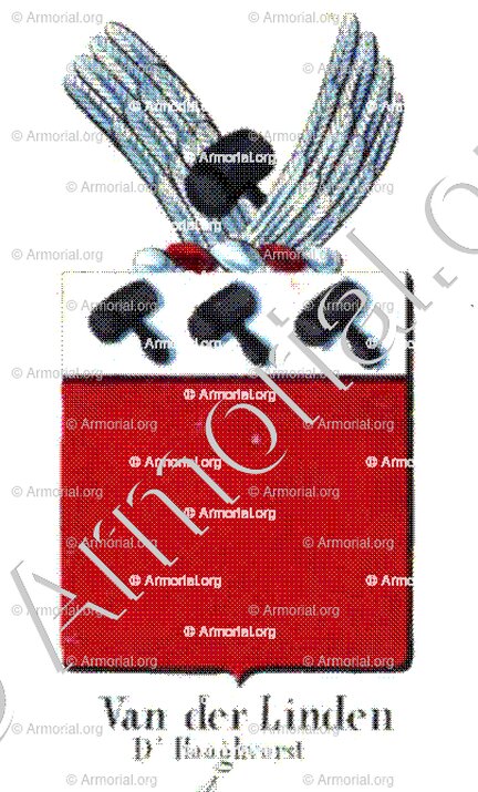 VAN DER LINDEN D'HOOGHVORST_Armorial royal des Pays-Bas_Europe