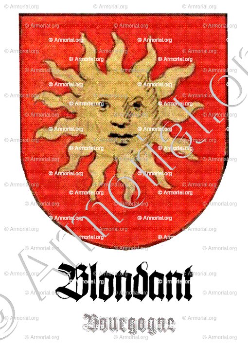 BLONDANT_Bourgogne, 1696._France