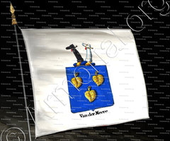 drapeau-VAN DER MEERE_Armorial royal des Pays-Bas_Europe