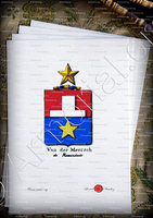 velin-d-Arches-VAN DER MEERSCH DE ROOSENDAELE_Armorial royal des Pays-Bas_Europe