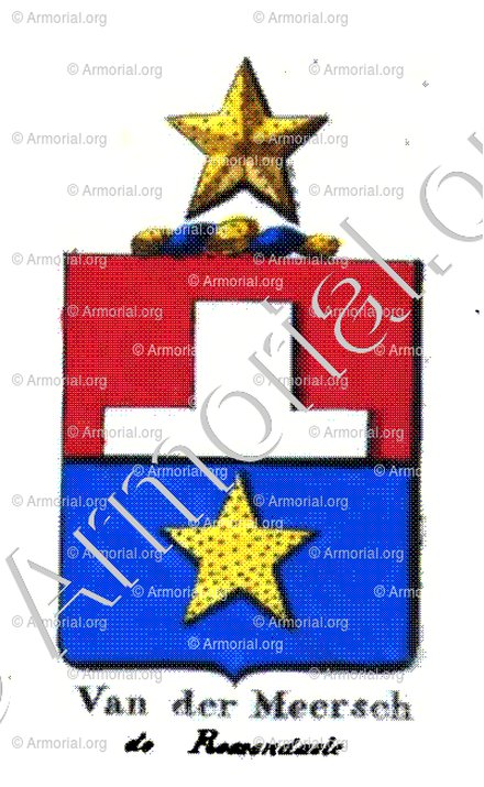 VAN DER MEERSCH DE ROOSENDAELE_Armorial royal des Pays-Bas_Europe