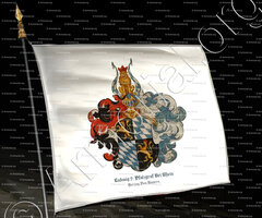 drapeau-LUDWIG II. Pfalzgraf Bei Rhein_Herzog Von Bayern_Deutschland